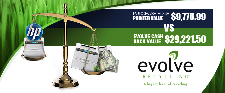 Evolve Recycling outperforms HP Purchase Edge
